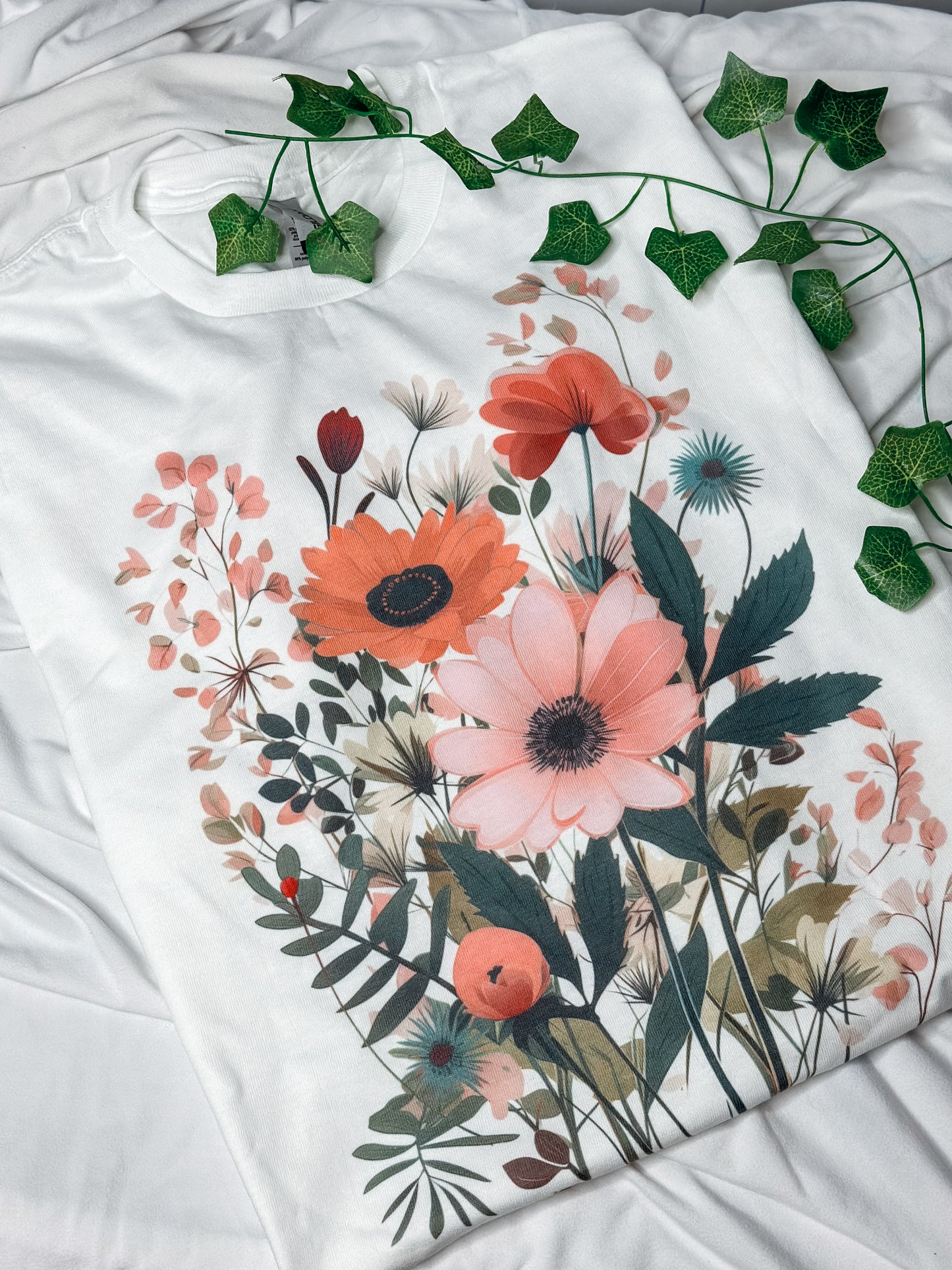 Garden Pastel Wildflowers T-shirt
